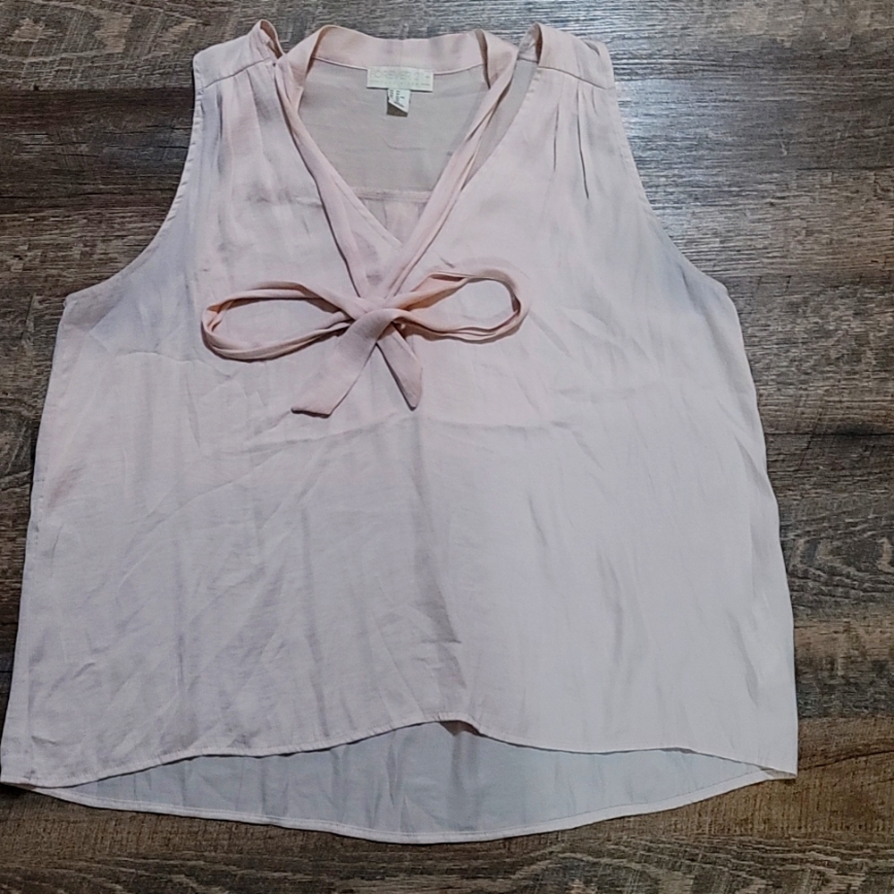 Very gently used pink blouse Forever 21 plus sizes US-OX CA-OT see through thin